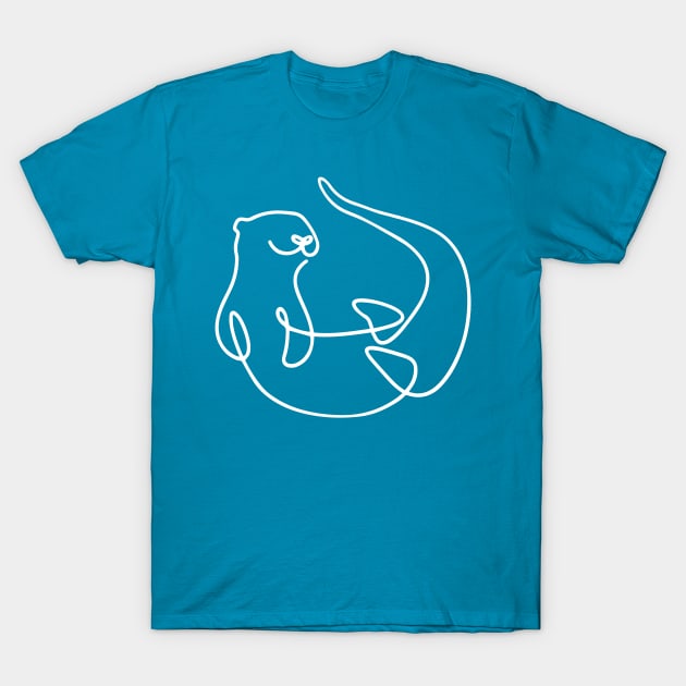 otter T-Shirt by TEEPHILIC